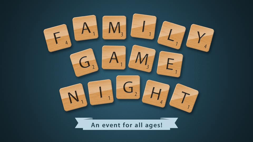 Family Game (last Friday of every month) from 1800-2000 Family Game (last Friday of every month) from 1800-2000
